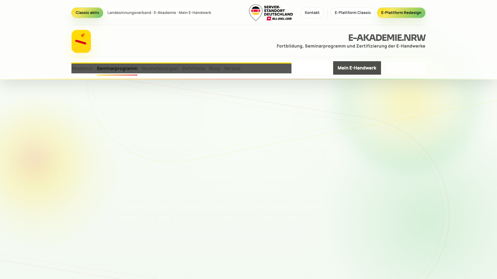 Seminardetail im Redesign